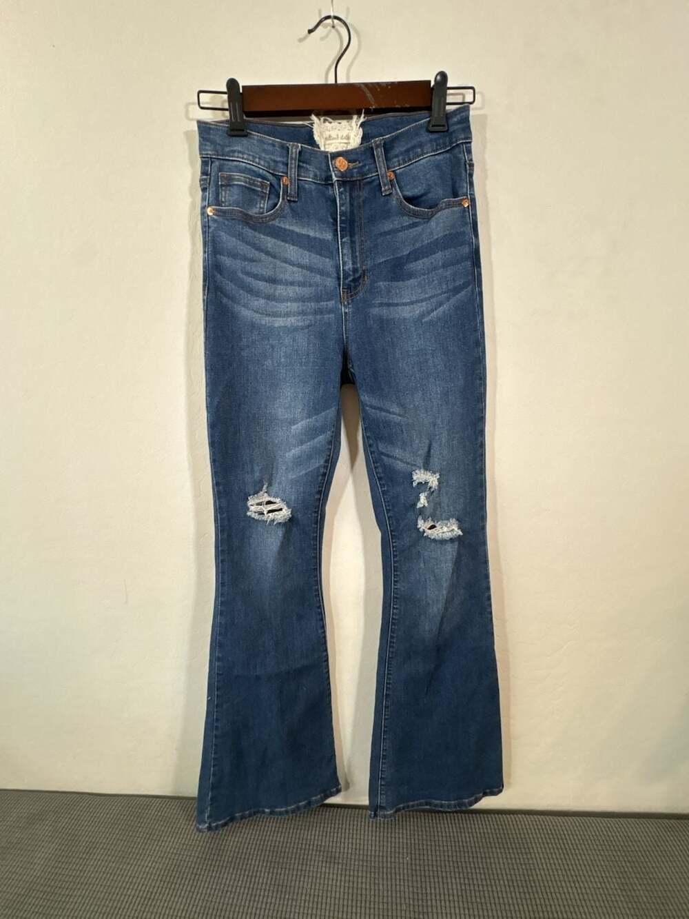 Altar'd State High-Rise Distressed Flare Jeans